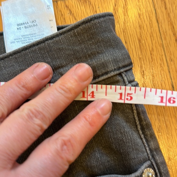 Sandro skinny jeans size 30. Distressed. Button fly dark gray. - Picture 11 of 11